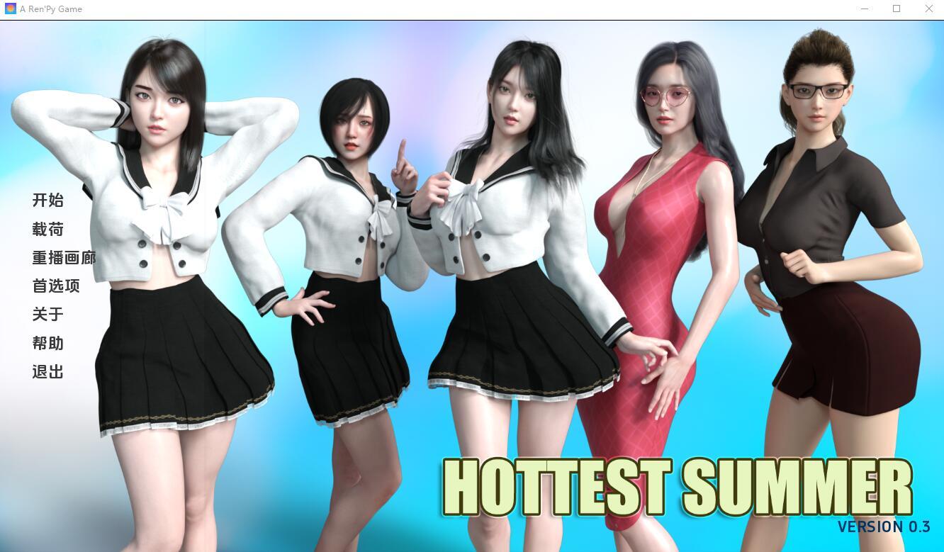 [欧美SLG/汉化/动态] 最热的夏天Hottest Summer 0.3 PC+安卓汉化版 [1G/百度直连]-魔王萌次元